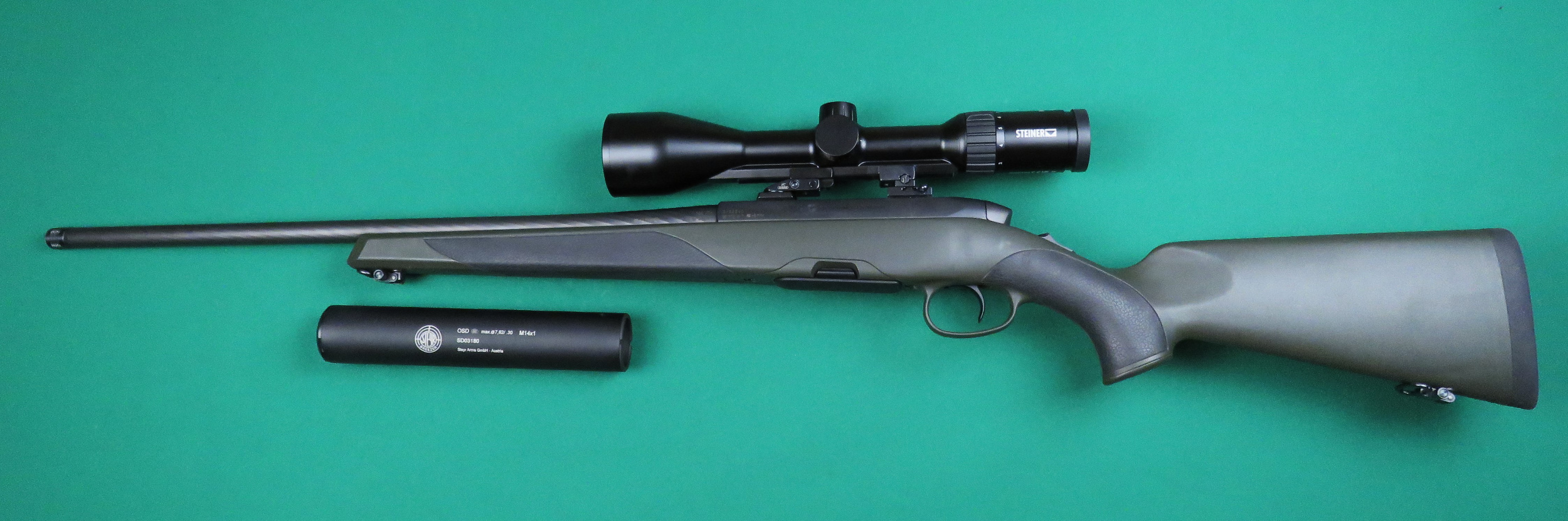 Steyr SM 12 SX mit Steiner Ranger 4, 3-12x56 und Steyr Dämpfer Gen2