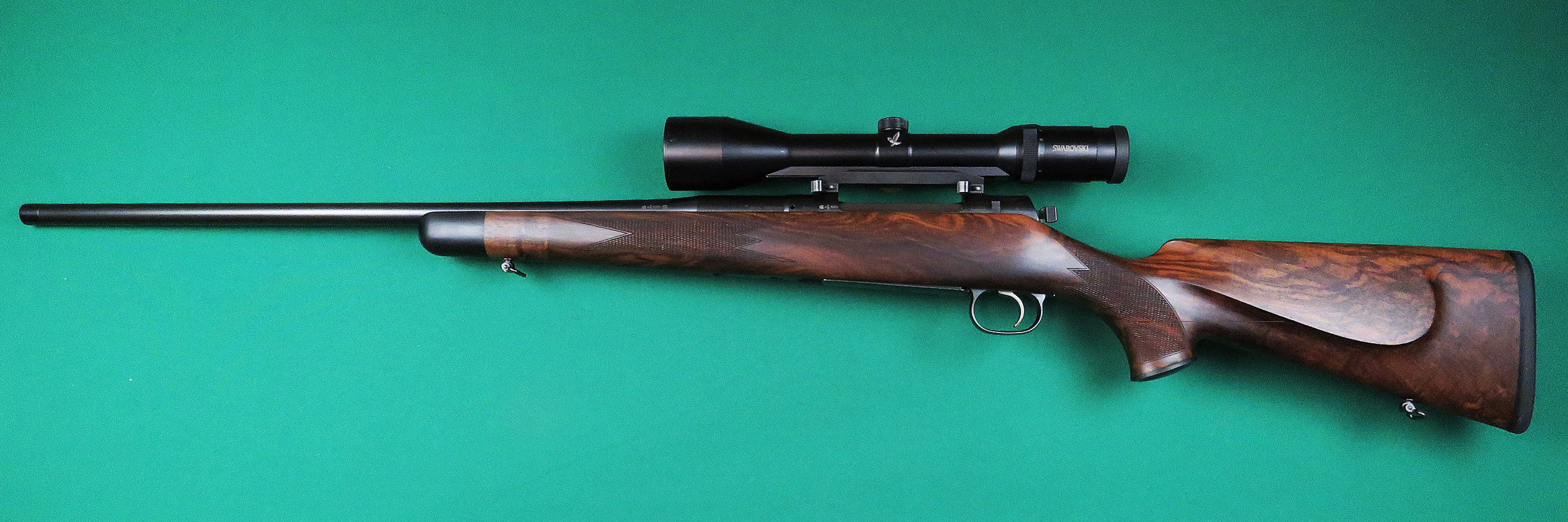Mauser M03 Cal. .270 WSM Swarovski PV 3-12x50 Abs. 4A Double Square Montage und Kombiabzug