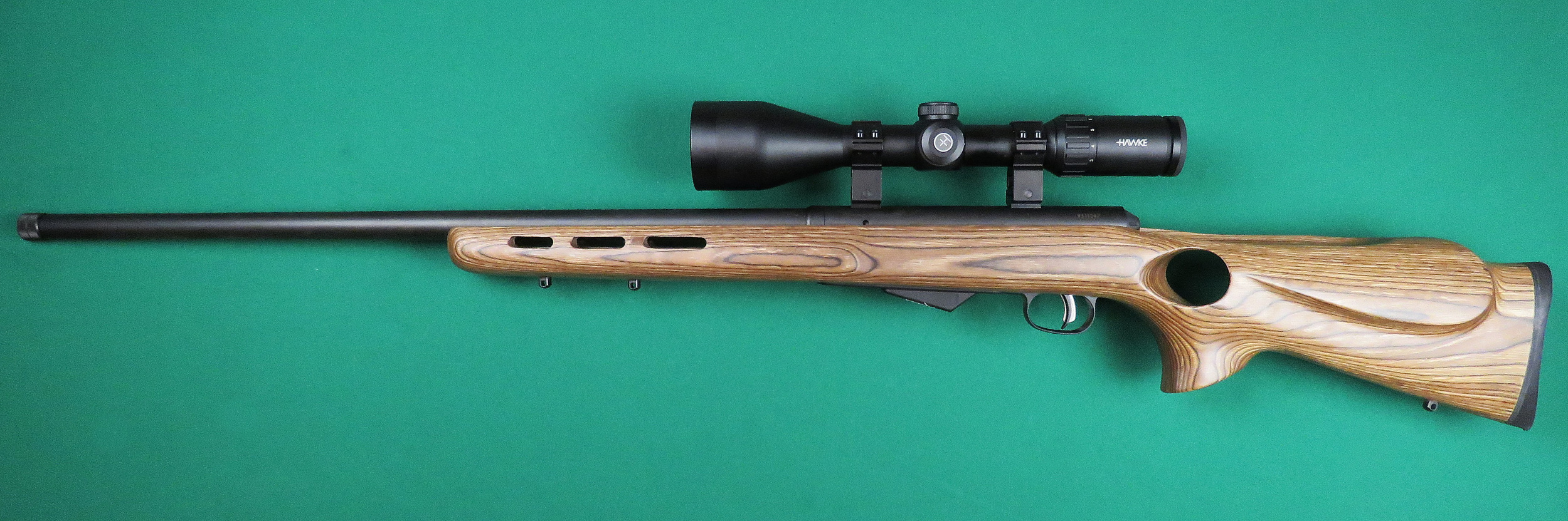 Savage Mod. 25, Cal. 17 Hornet, Hawke 3-12x56 Vantage